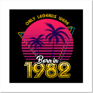 Born in 1982 T-Shirt Posters and Art